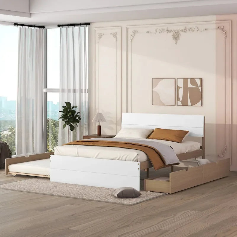 Cadre de lit double style moderne