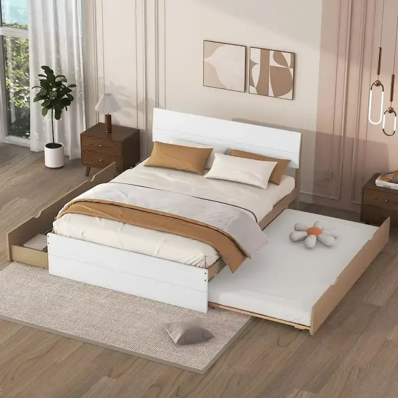 Cadre de lit double style moderne