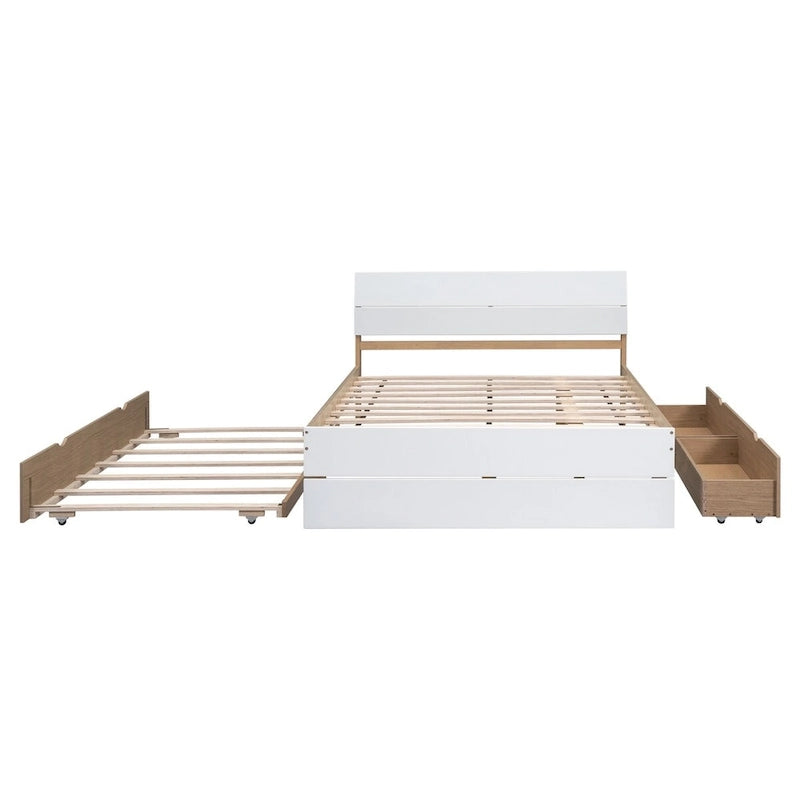 Cadre de lit double style moderne