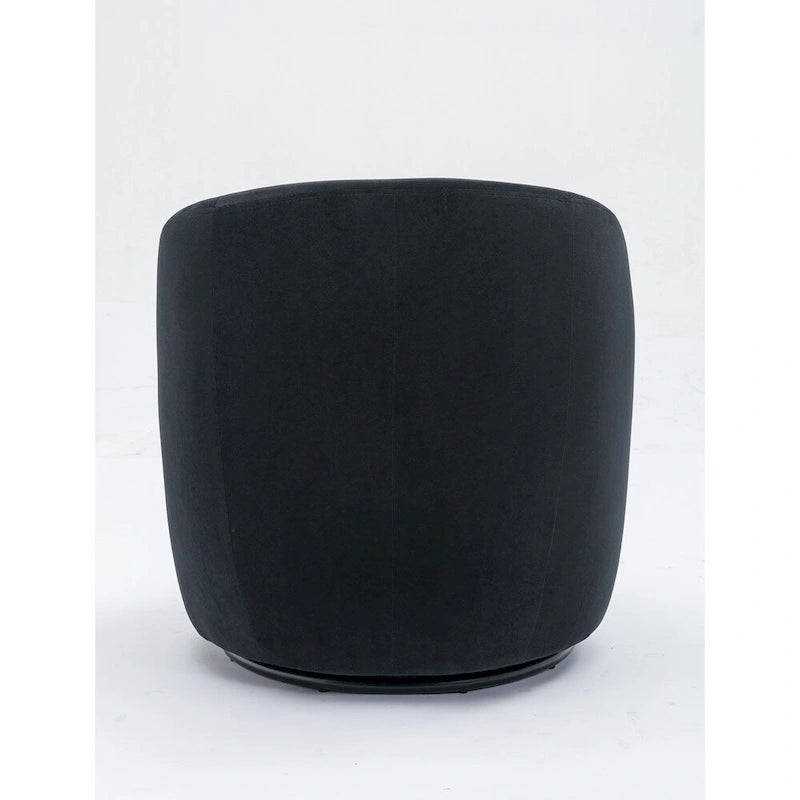 Fauteuil pivotant en velours