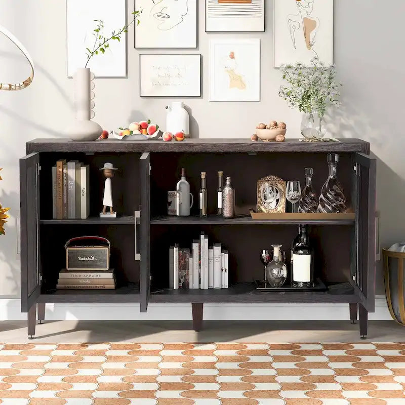 Meuble décoratif à trois portes