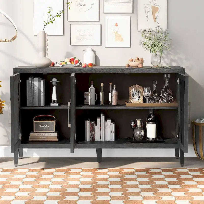 Meuble décoratif à trois portes