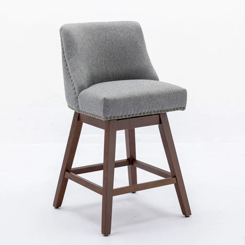 Tabouret de bar pivotant réglable en hauteur pour îlots de cuisine