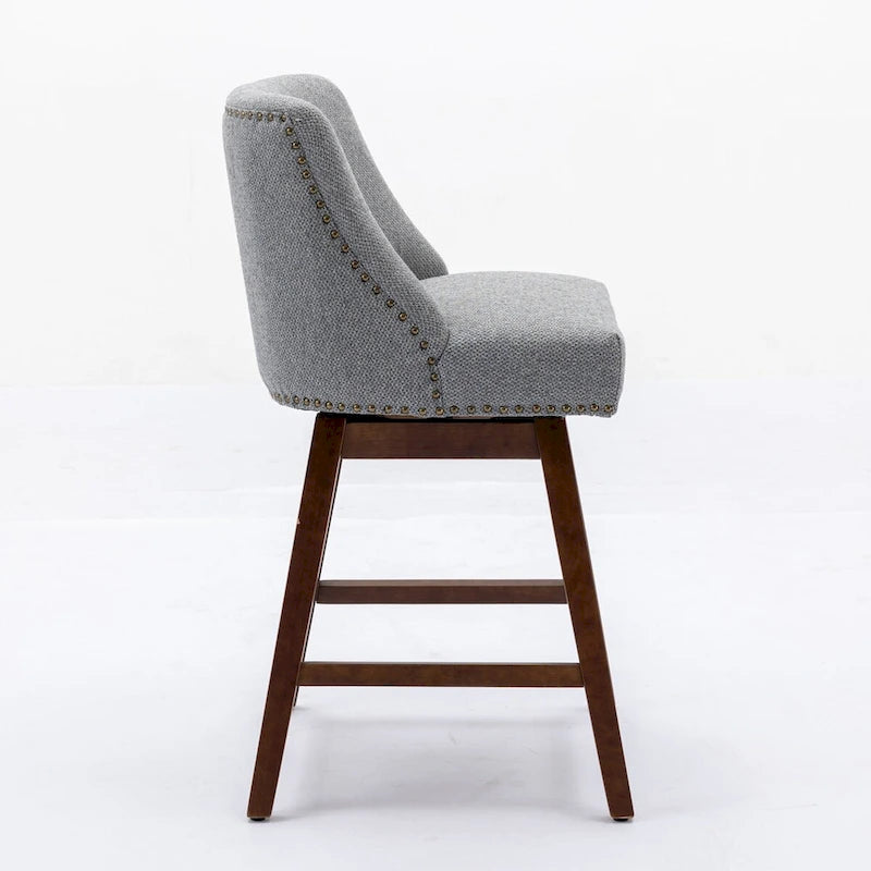 Tabouret de bar pivotant réglable en hauteur pour îlots de cuisine
