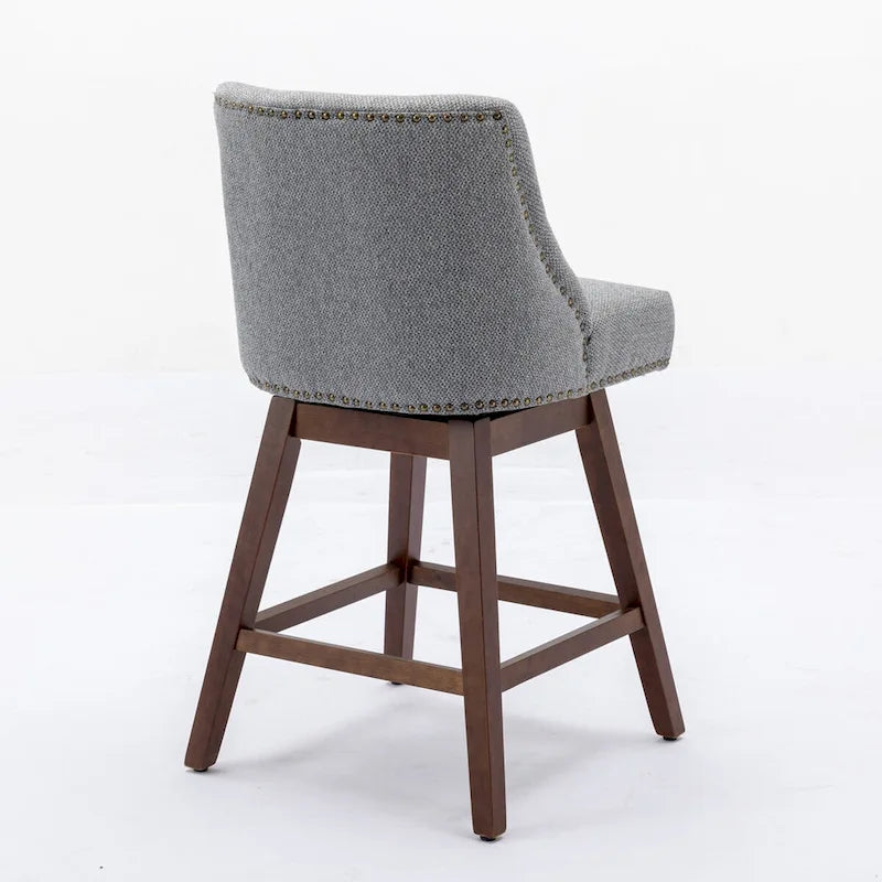 Tabouret de bar pivotant réglable en hauteur pour îlots de cuisine