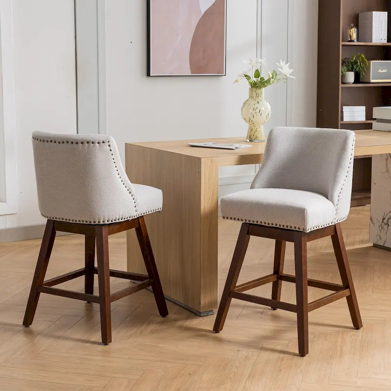 Tabouret de bar pivotant réglable en hauteur pour îlots de cuisine