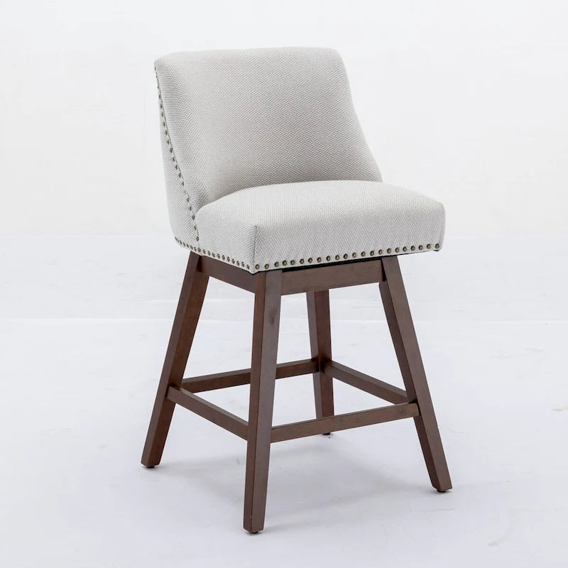 Tabouret de bar pivotant réglable en hauteur pour îlots de cuisine