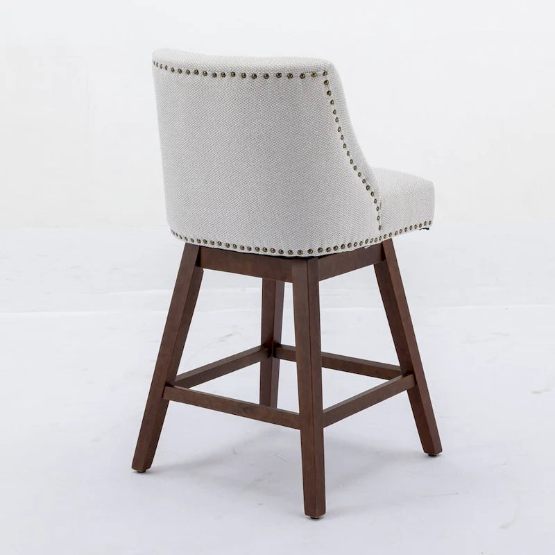 Tabouret de bar pivotant réglable en hauteur pour îlots de cuisine