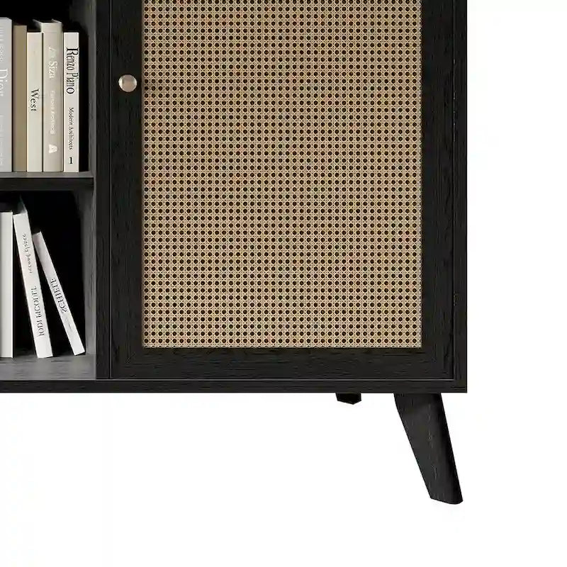 Buffet Noir Mid-Century Modern