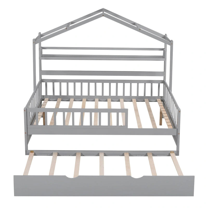 Lit cabane en bois de taille standard