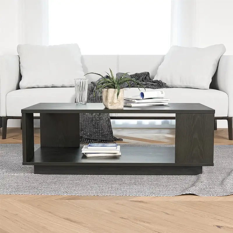 Table basse rectangulaire de style moderne