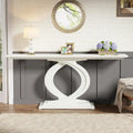 Console de ferme blanche pour salon