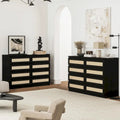 Commode double 8 tiroirs, commode en bois