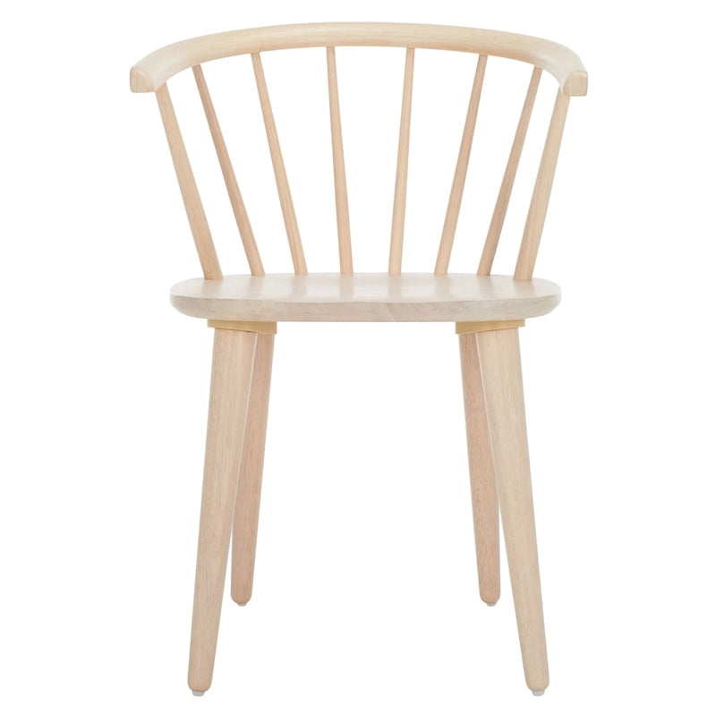 Chaise à dossier fuseau courbé