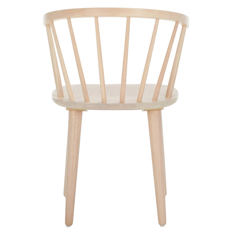 Chaise à dossier fuseau courbé