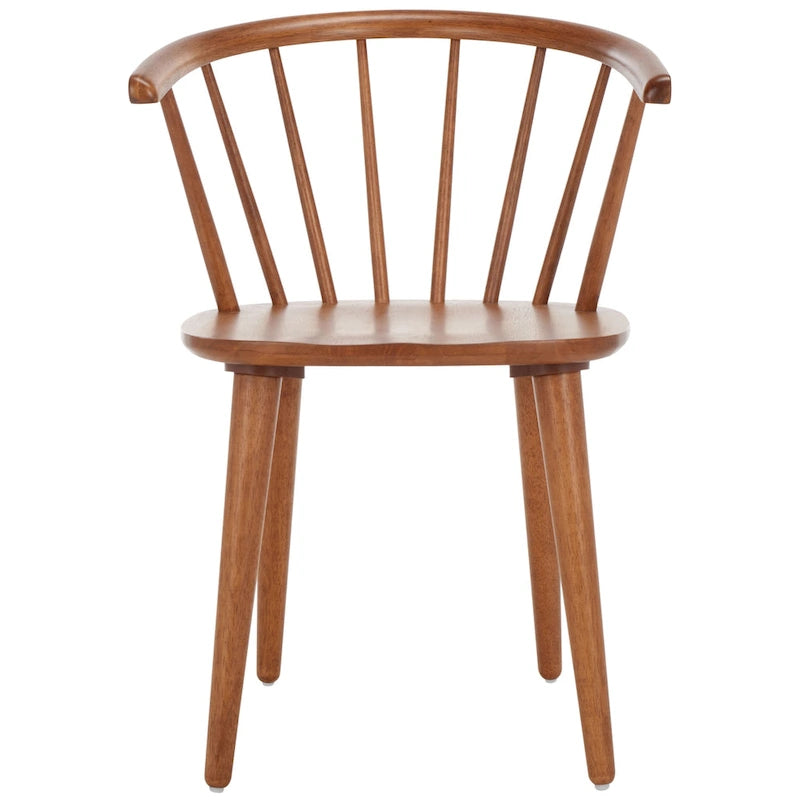 Chaise à dossier fuseau courbé