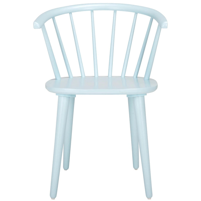 Chaise à dossier fuseau courbé