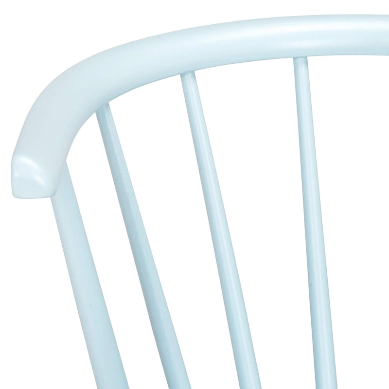 Chaise à dossier fuseau courbé