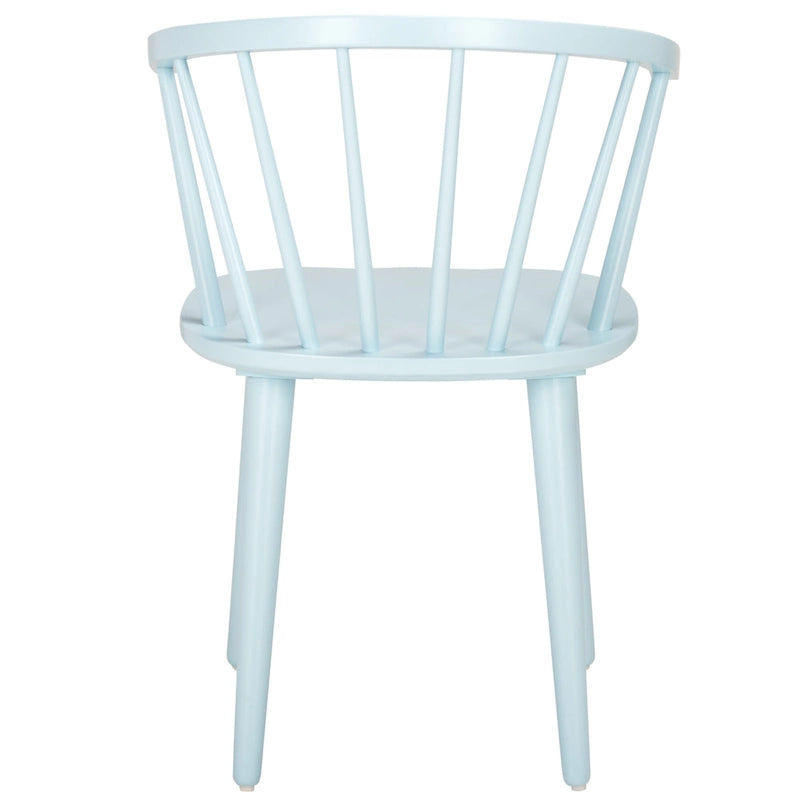 Chaise à dossier fuseau courbé